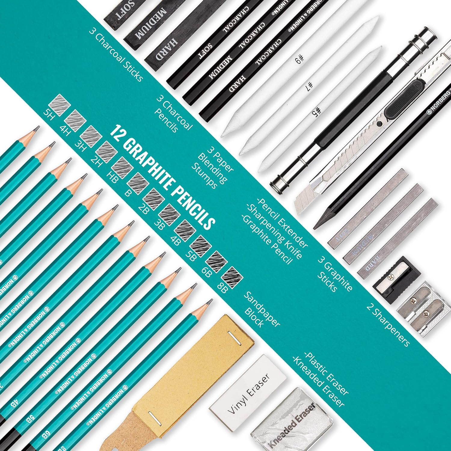 Free Hand - Brandclub - Norberg & Linden XL Drawing Set